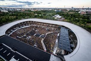Helsingin Olympiastadion.