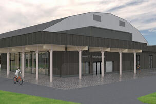 Talin jalkapallohallin havainnekuva.