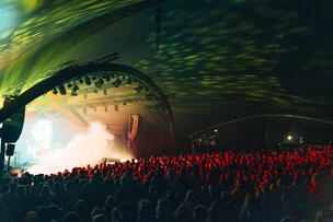 Konsertti Huvilassa.