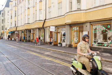 Fredrikinkatu street.