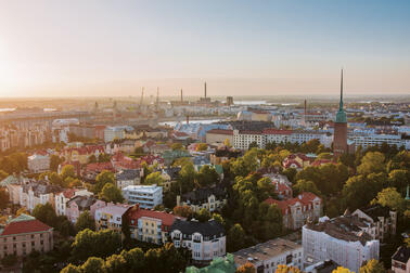 Aerial view of Eira. Jussi Hellsten / Helsinki partners Photo: Jussi Hellsten / Helsinki partners