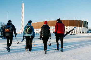 Olympiastadionista tulee maaliskuuksi uusi lähiliikuntapaikka Helsinkiin.  Kuva: Helsinki Ski Weeks -kuvapankki