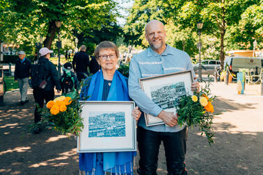 Riitta Korhonen ja Janne Saarikivi.