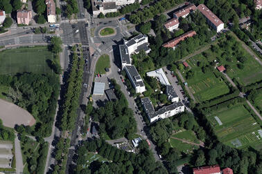 Location of the development reservation area, aerial view Photo: Urban Environment Division