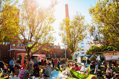 Teurastamo is one of the many unique venues in Helsinki, offering things to do all summer long.  Photo: Jussi Hellsten