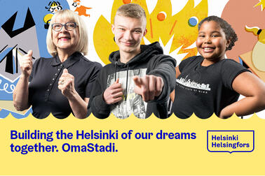 OmaStadi is a City of Helsinki participatory budgeting initiative that allows residents to propose ideas for improving their living environment. Photo: City of Helsinki