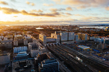 Pasila railway station in Helsinki