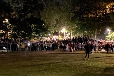 'Park parties' in Helsinki parks draw in hundreds or even thousands of young people. Spending time in smaller groups reduces the risk of the gatherings becoming uncontrollable and unsafe.  Photo: Tiina Hörkkö