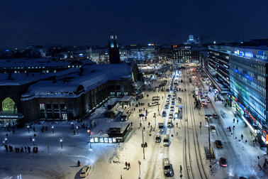 Helsinki Central railway station.