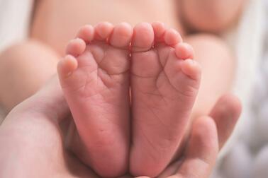 Baby's toes.