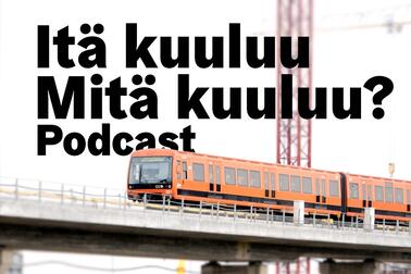 Metrojuna Kalasatamassa.