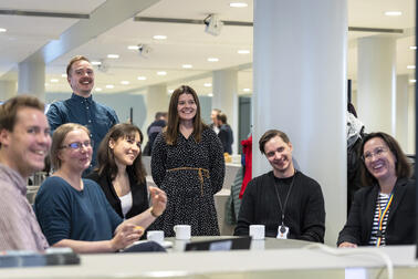 Motivated participants learning about digital skills at Helsinki Education Week’s event. Photo: Pyry Antero