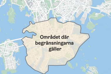 Området där begränsningarna gäller.