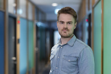 Matias Mesiä works as a data security expert at Finland’s National Cyber Security Centre Photo: Traficom