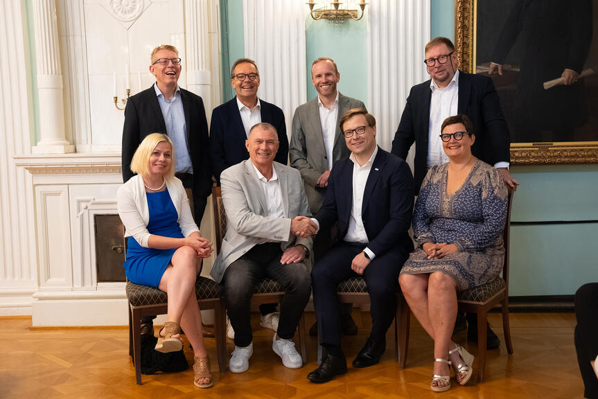 Harri Aalto, Christian Milz, Mika Poutala, Paavo Arhinmäki, Riikka Pakarinen, Dobromir Karamarinov, Daniel Sazonov, Liisa Kivelä.