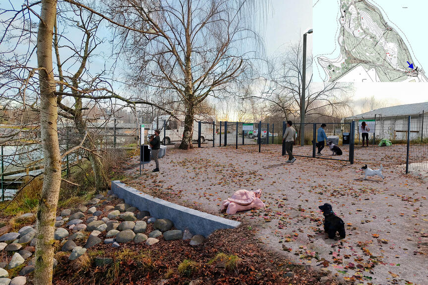 Koira-aitaus jaetaan pienille ja isoille koirille