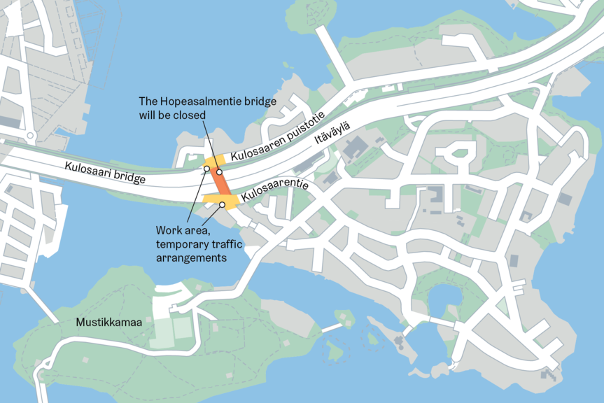 A map of the work area.