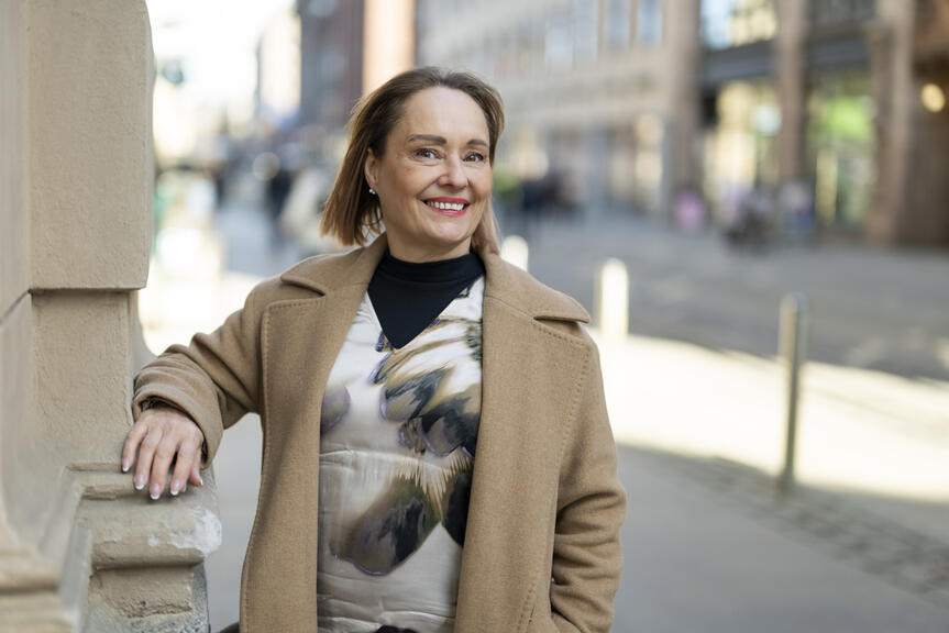 An outdoor photograph of Pia Svensk