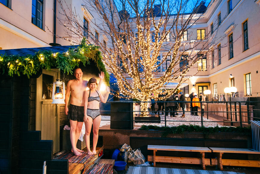 Saunomista Helsingin ytimessä.