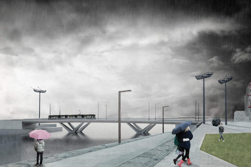 Visualisointi taideteoksesta.