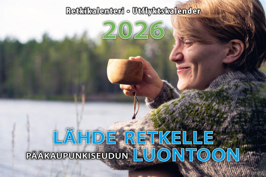 Luontoretkikalenterin kansikuva.