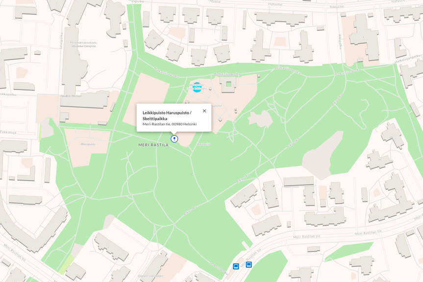 Karta över Stagparken.