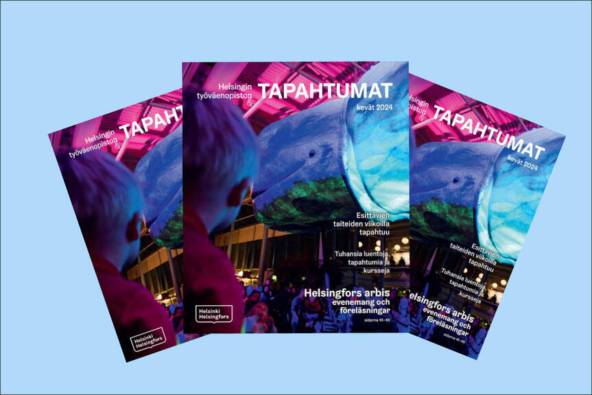 Tapahtumat-esitteen kansikuva