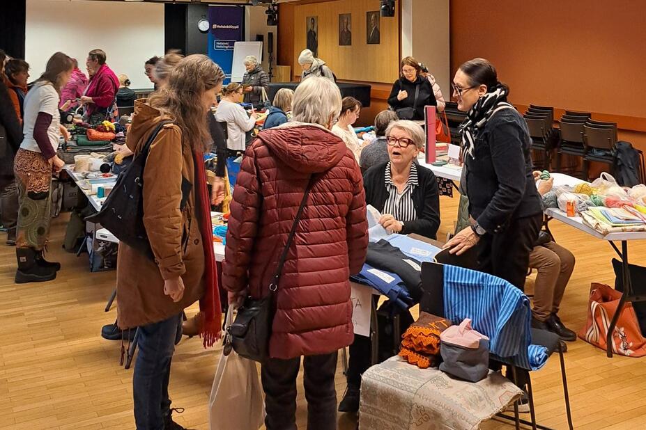 Kierrätystapahtuma Opistotalolla