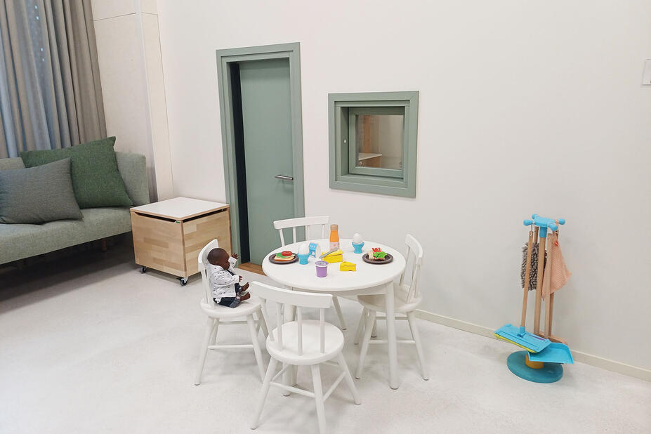 Päiväkodin sisätilaa.