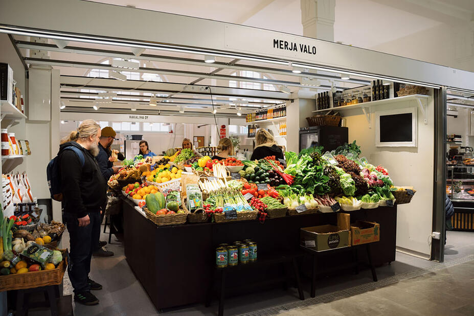 Hakaniemen hallin tarjontaa ja esillepanoa on kiitelty.