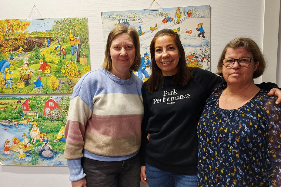 Kirsi Saarinen, Sanni Tamminen ja Susan Nurminen.