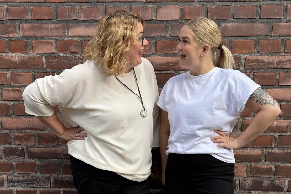 Ira Eerikäinen ja Marecia Johansson.