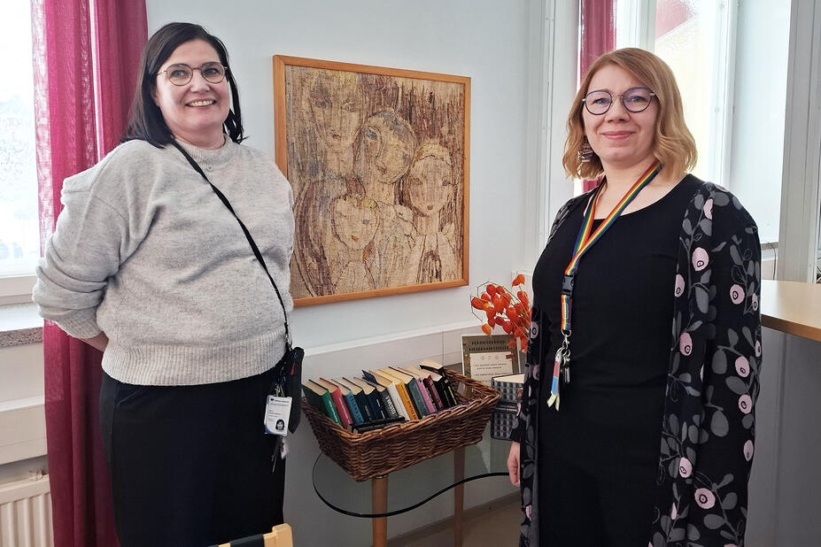 Niina Pätiälä-Rinkinen ja Henna Pekurinen.