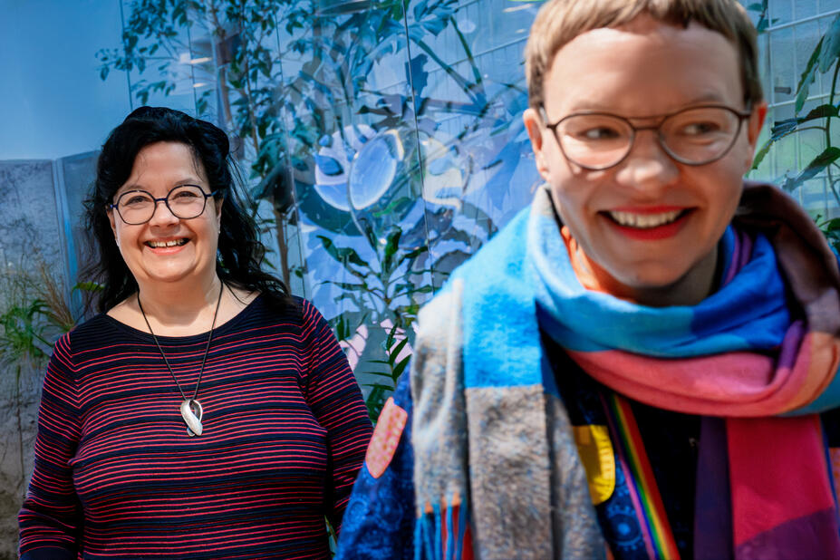 Päivi Katila ja Salla Kavén.