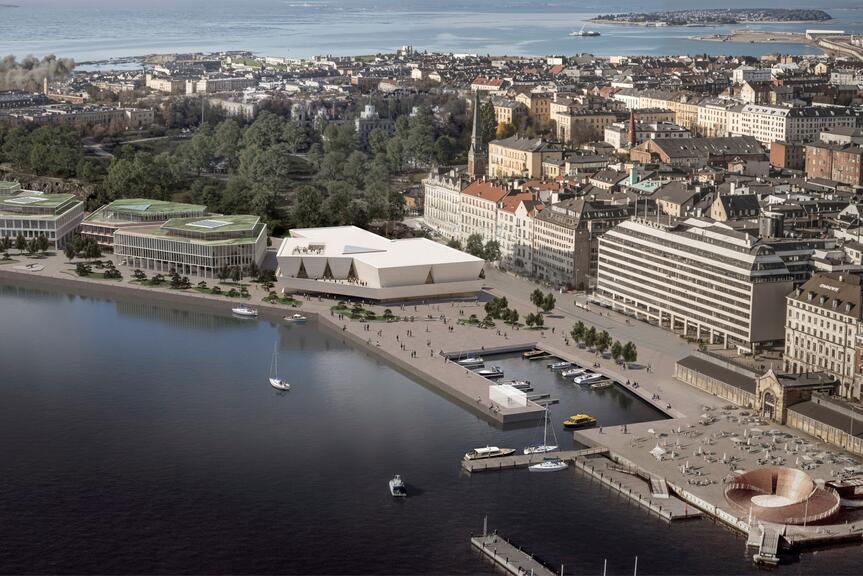 Illustration, det nya arkitektur och designmuseet.