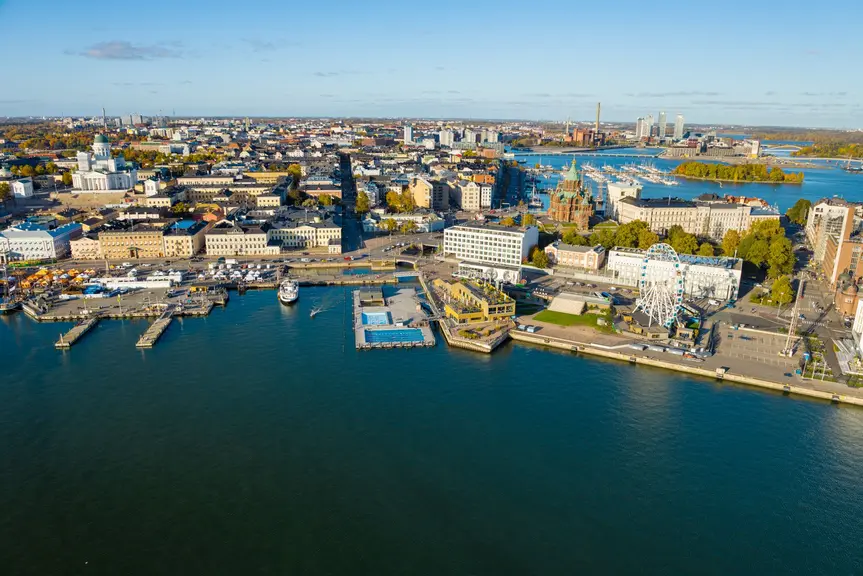 Helsinki from above