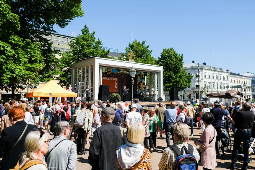 Helsinki-päivä Espan lavalla.