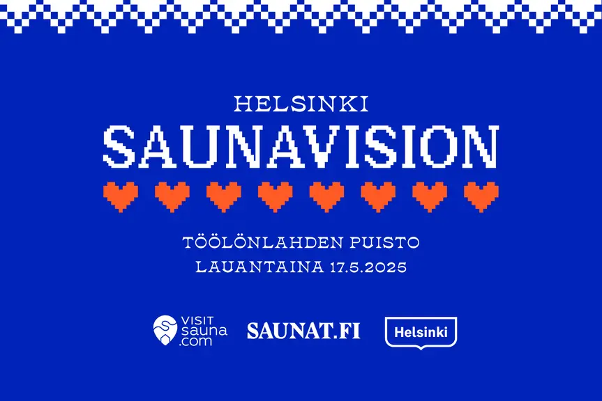 SAUNAVISION-tapahtuman juliste