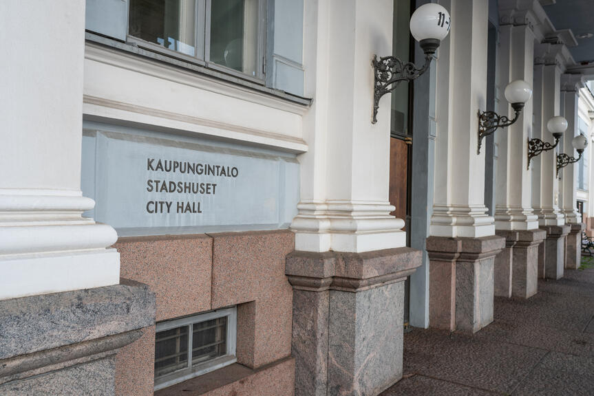 Helsingin kaupungintalo.