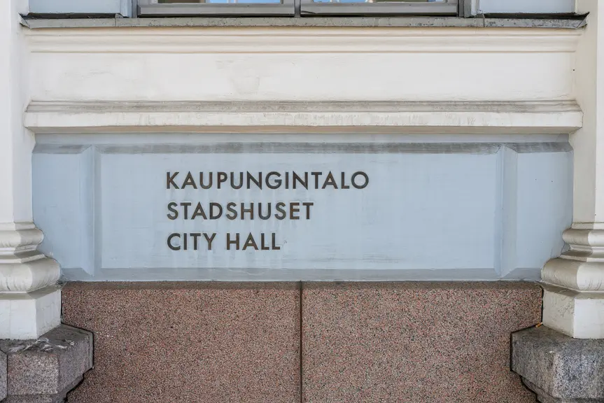 Helsingin kaupungintalo.