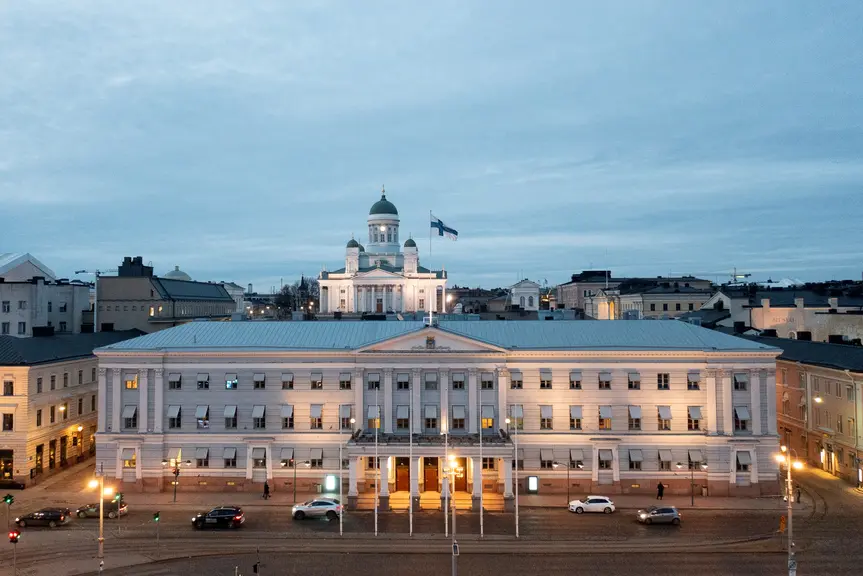 Helsingin kaupungintalo.