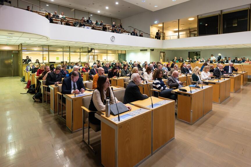 Helsingfors stadsfullmäktige 15.1.2025.