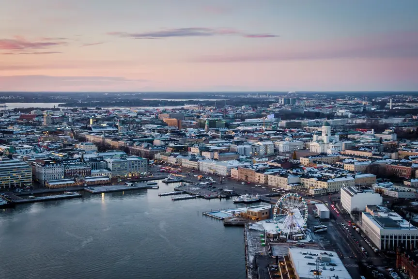 Ilmakuva Helsingistä