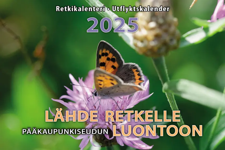 Luontoretkikalenterin kansi.