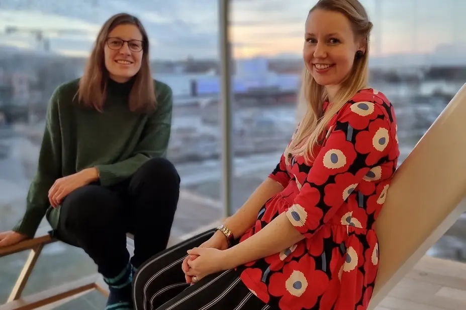 Anna Malmström-Forell och Jessica Kullström.