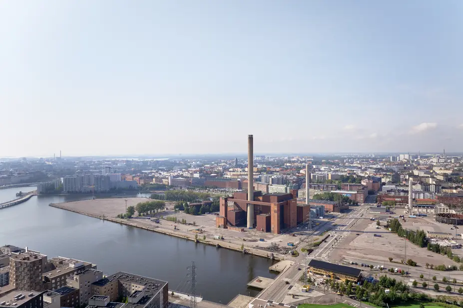 Hanasaari power plant site.