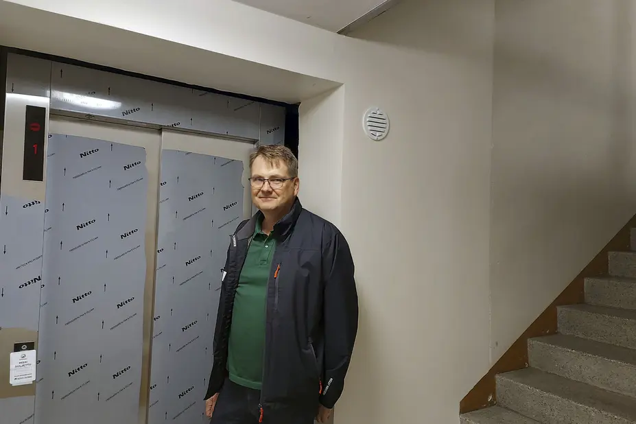Taloyhtiön hallituksen puheenjohtaja Juha Rikala