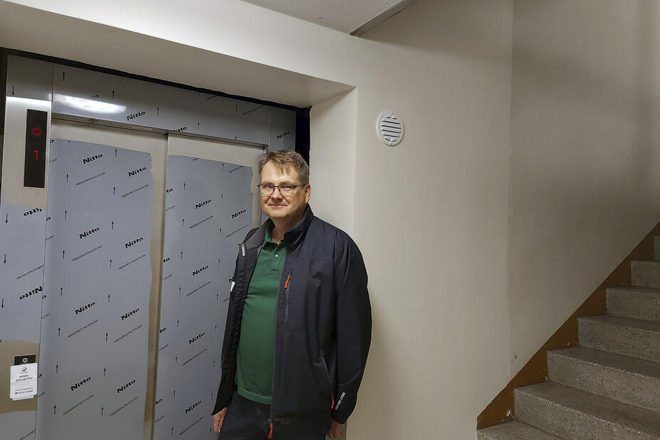 Taloyhtiön hallituksen puheenjohtaja Juha Rikala