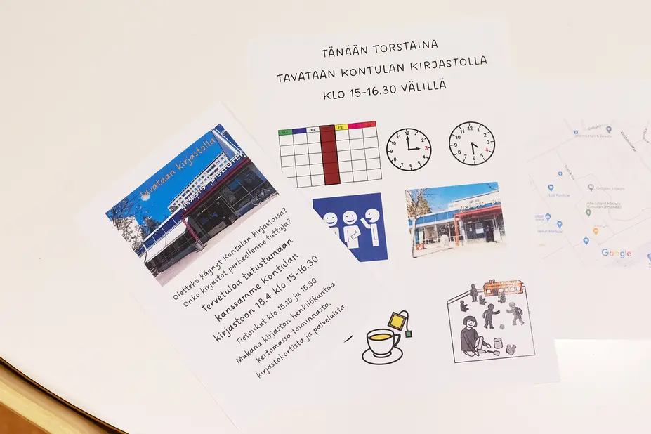 Kutsu kirjaston tilaisuuteen
