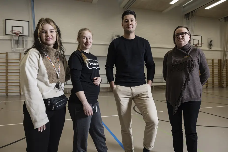 Vera Richardson, Elina Hämäläinen, Javad Mohammadi ja Anna Hirvonen